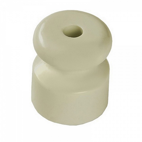 BIRONI Слоновая кость Изолятор пластиковый (100 штук в упаковке)