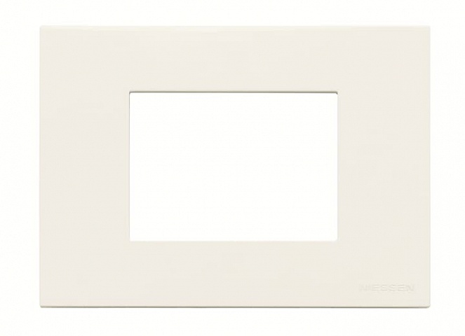 ABB Рамка итальянского стандарта 3M, 3-модульная, базовая, серия Zenit, цвет альпийский белый