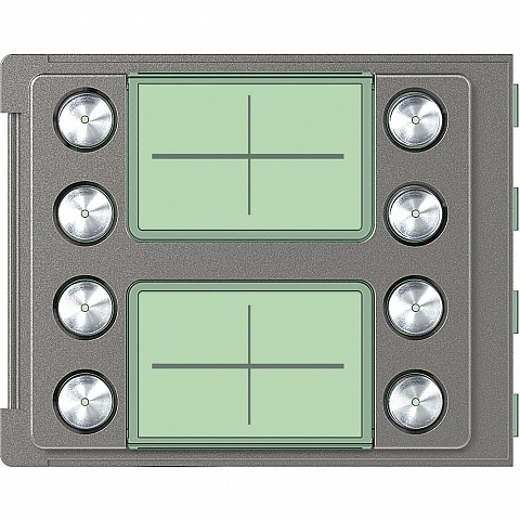BT Панель лицевая модуля доп.кнопок вызова (6-8), 8 кнопок, Robur