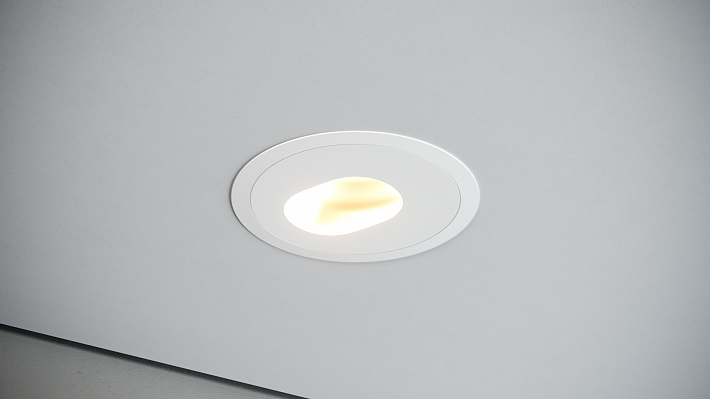 Quest Light Светильник встраиваемый, поворотный, белый, LED 9,2w 2700K 460lm, IP20 TWISTER Z Ring U white
