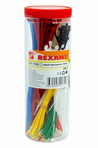 REXANT Набор хомутов цветных пластиковых НХ-2