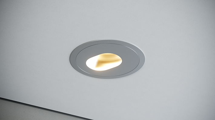 Quest Light Светильник встраиваемый, поворотный, алюминий, LED 9,2w 2700K 460lm, IP20 TWISTER Z Ring U aluminium