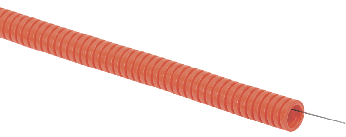 IEK Труба гофрированная ПНД d20 с зондом оранжевая (50м)
