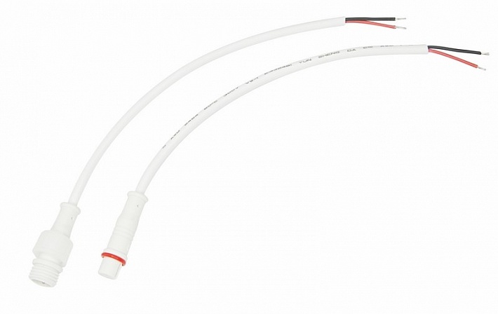 REXANT Соединительный кабель (2pin) герметичный (IP67) 2х0.35мм² 300V белый