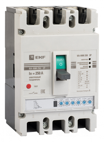 EKF Выключатель автоматический ВА-99М  400/400А 3P 65кА с электронным расцепителем PROxima